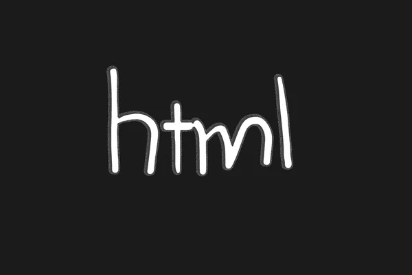 stock image Html text