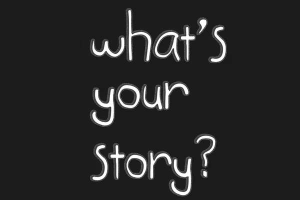 Care e povestea ta? — Fotografie, imagine de stoc