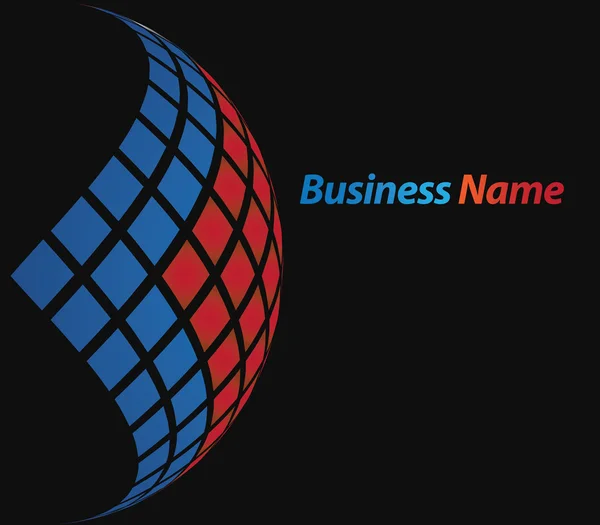 企业徽标设计 3d — 图库照片