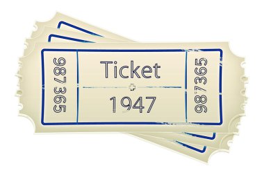 Ticket icon clipart