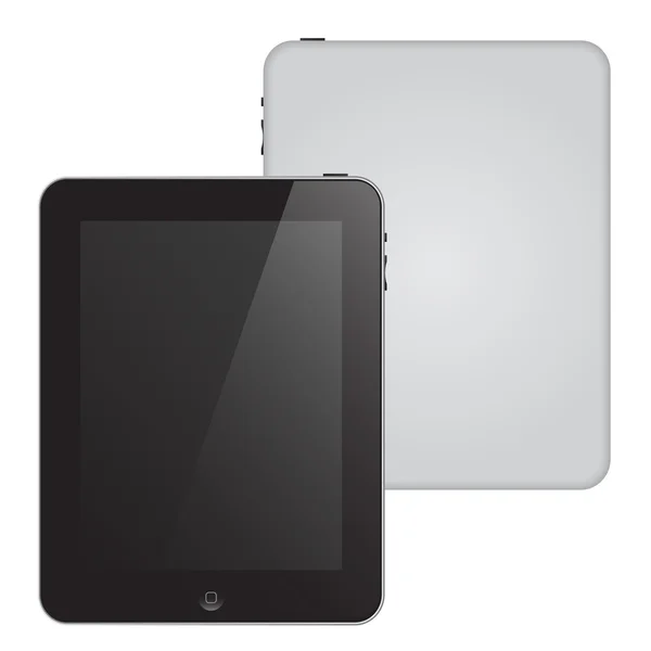 Toque tablet pc ipad 2 — Vetor de Stock