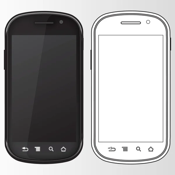 Smartphone vettoriale — Vettoriale Stock