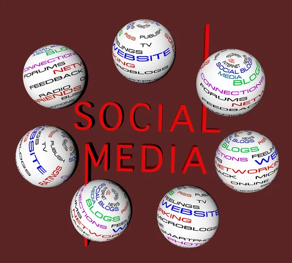 Concepto de medios sociales —  Fotos de Stock