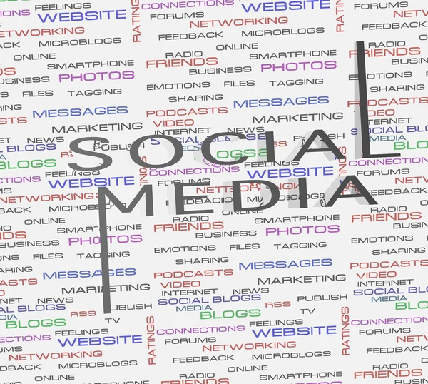 Social-Media-Konzept — Stockfoto