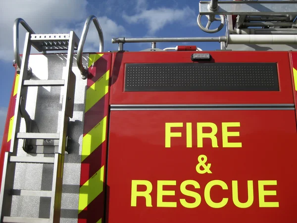 Tűz és a rescue — Stock Fotó