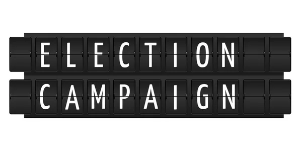 Προεκλογική εκστρατεία κείμενο — Φωτογραφία Αρχείου
