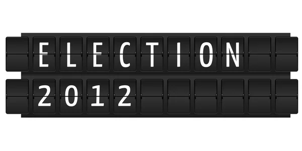 Testo delle elezioni 2012 — Foto Stock