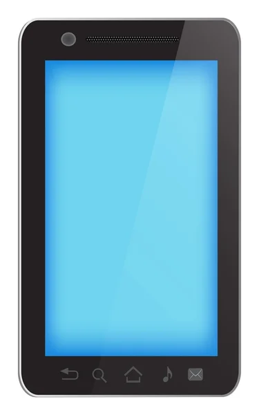 Schwarzes Smartphone — Stockvektor