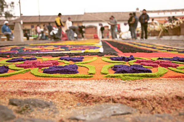 Килим з Санта Semana (alfombra) Ліцензійні Стокові Зображення