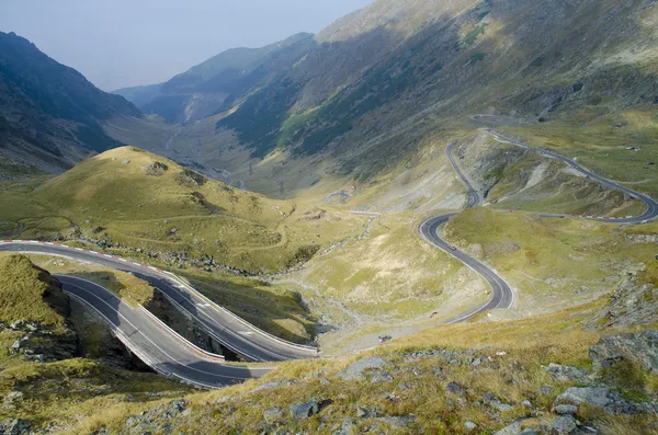 Switchbacks in the mountains — Stock Photo, Image