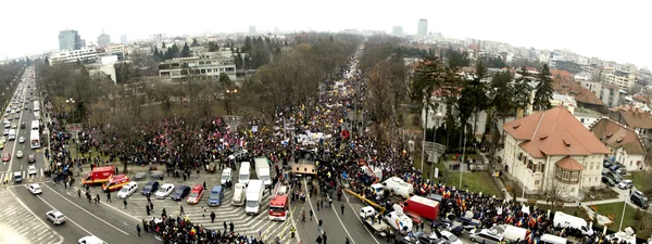 Panorama protest — Stock Photo, Image