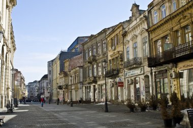 Old city Bucharest clipart