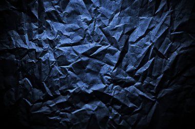 Blue scrunched paper clipart