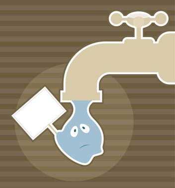 Save water clipart