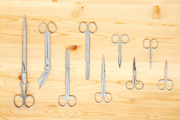 Many different scissors — Stock Photo, Image
