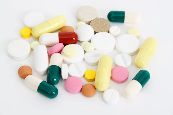 Montes de comprimidos — Fotografia de Stock