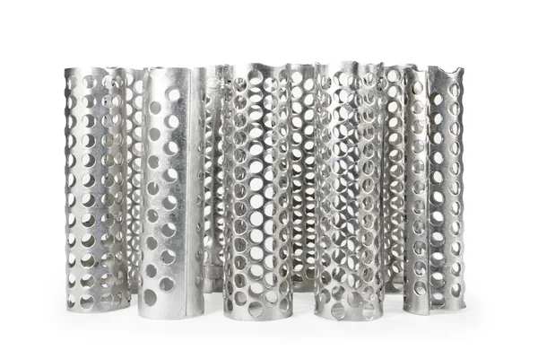Several metallic curlers — Stock Photo, Image