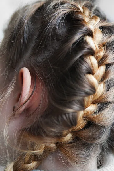 Dziewczynka fryzurę — Zdjęcie stockowe