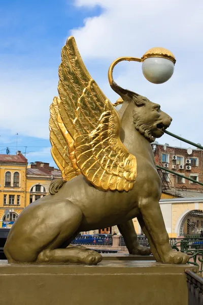 Griffon sculpture — Stock Photo, Image