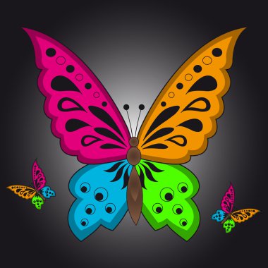 Colorful Butterfly clipart