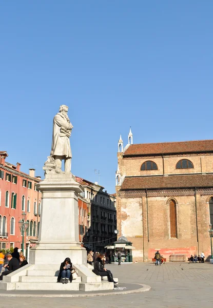 Venedig niccolo tommaseo — Stockfoto