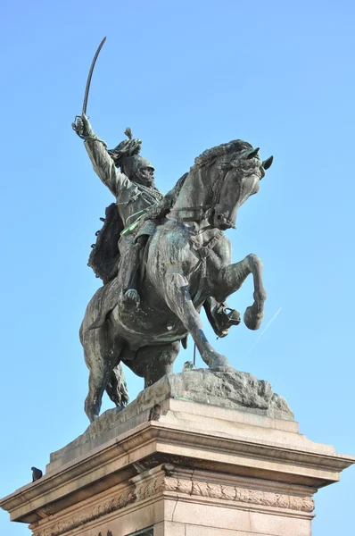 Estátua de Vittorio Emmanuele — Fotografia de Stock