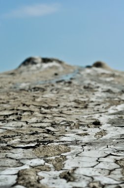 Mud Volcanoes in Buzau, Romania clipart