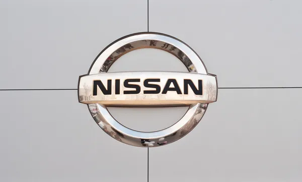 Logo NISSAN Foto Stock Royalty Free
