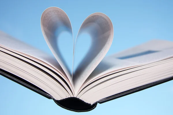 stock image Heart with blue sky