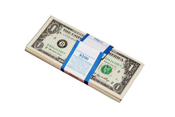 Billetes de dólar —  Fotos de Stock