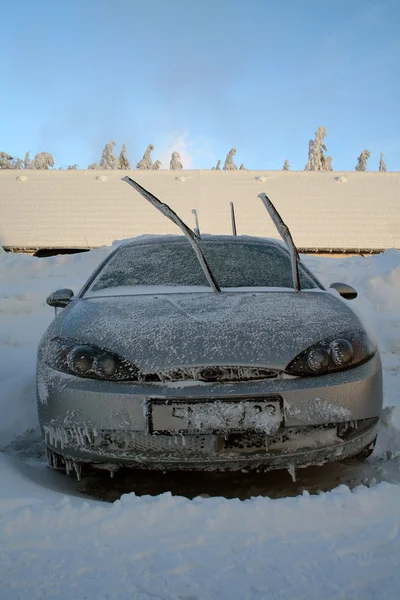 stock image Icy car