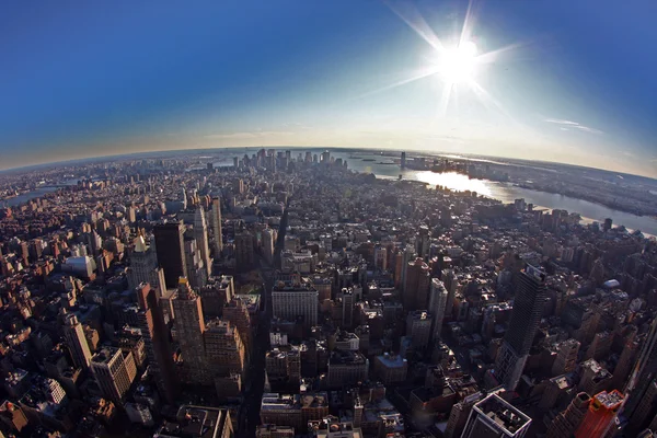 Skyline van Manhattan — Stockfoto