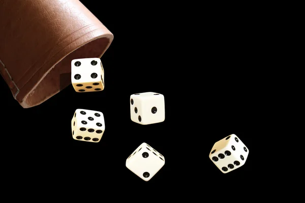 stock image Five dice