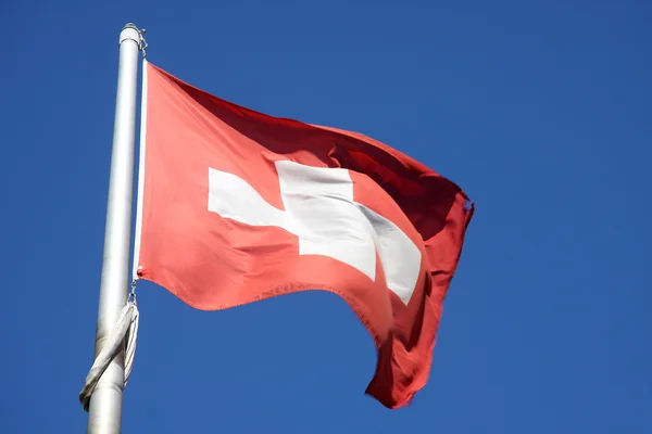 Bandera de Swiss — Foto de Stock