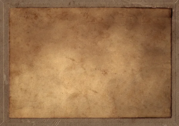 Antiguo rectángulo de pergamino en blanco Imagen de archivo