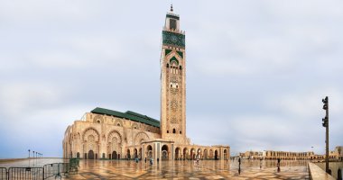 The Hassan II mosque. Casablanca, Morocco clipart