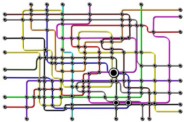 Metro ağı bağlantıları kavramı