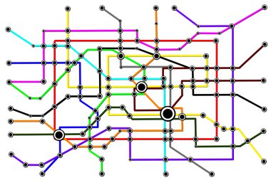 Metro ağı bağlantıları kavramı