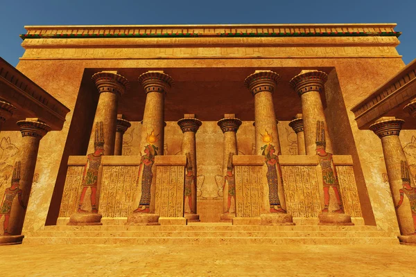 Santuario egipcio 3D render — Foto de Stock