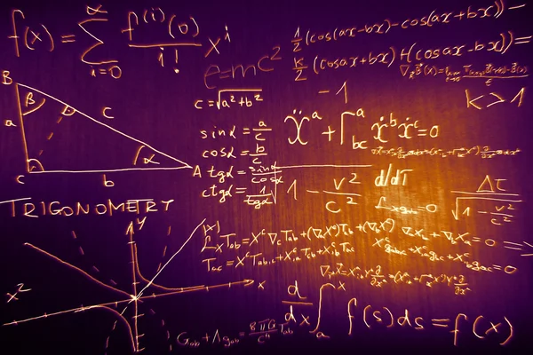 Ciência Matemática Física Ilustração 02 — Fotografia de Stock