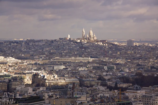 Pohled z Paříže k sacre coeur — Stock fotografie