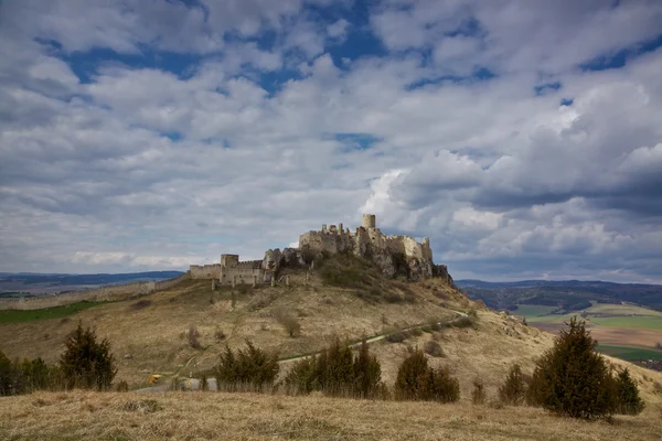Списский замок в восточной Словакии — стоковое фото