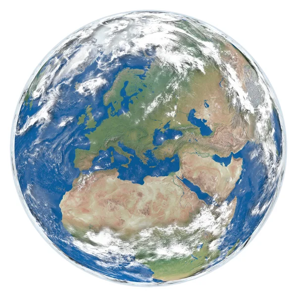 stock image Model of Earth facing Europe