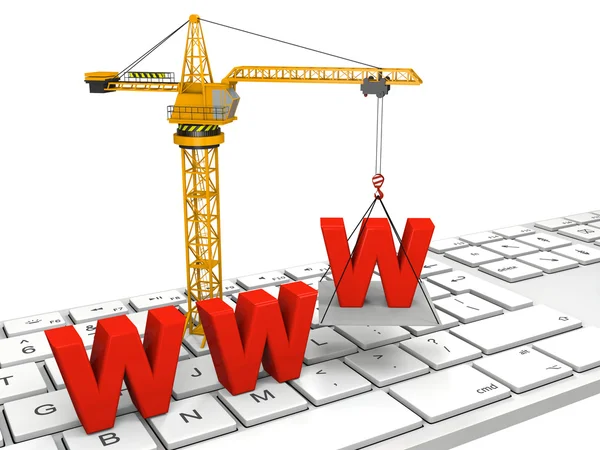 Site web en construction — Photo