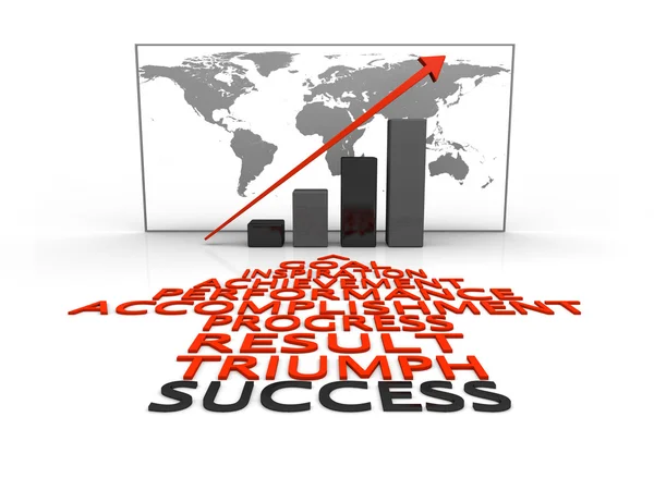 stock image Global success