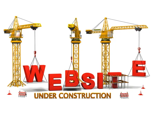 Sitio web en construcción —  Fotos de Stock
