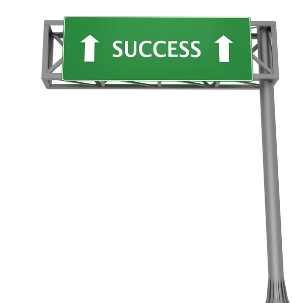 Placa de sucesso — Fotografia de Stock