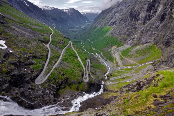 Passo Trollstigen, Norvegia — Foto Stock