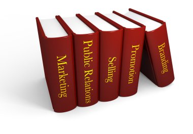 Marketing books clipart