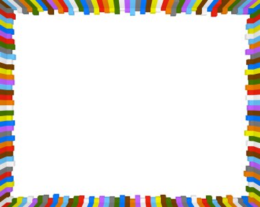 Colorful frame clipart